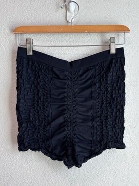 Intimately Free People Fancy Flounce Shorties Black Shorts Medium Large
